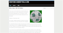 Desktop Screenshot of dodgykneesanddirtyballs.com