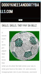 Mobile Screenshot of dodgykneesanddirtyballs.com